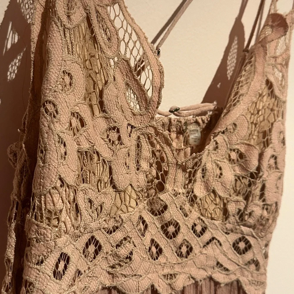 Free People dusty rose dress
